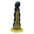 Ylva & Dite Circe - Suction Cup Anal Dildo (Black-Yellow)