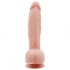 Mr. Dixx 7.6 - Suction Cup Dildo with Balls - Natural (7.7 inches) 