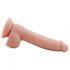 Mr. Dixx 7.6 - Suction Cup Dildo with Balls - Natural (7.7 inches) 