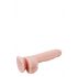 Mr. Dixx 7.6 - Suction Cup Dildo with Balls - Natural (7.7 inches) 