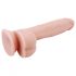 Mr. Dixx 7.6 - Suction Cup Dildo with Balls - Natural (7.7 inches) 