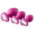 Flirts Anal Training Kit - Anal Plug Set (3 pcs) - Pink