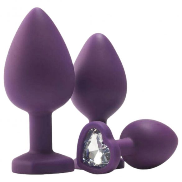 Flirts Anal Training Kit - Purple (3pcs) 