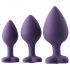 Flirts Anal Training Kit - Anal Plug Set (3 pcs) - Purple