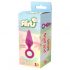 Flirts Anal Plug - Small (Pink) 