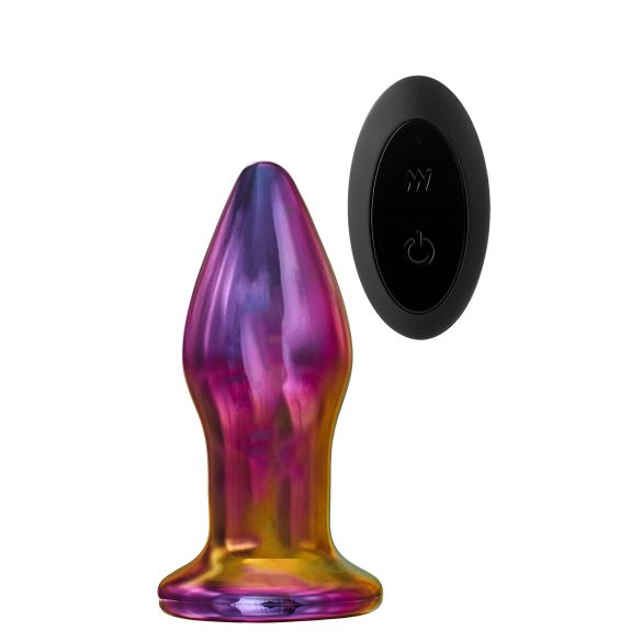 Glamour Glass - Cone-shaped, Radio-Frequency, Glass Anal Vibrator (Colored) 