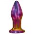 Glamour Glass - Conical, Remote-Controlled, Glass Anal Vibrator (Colorful)