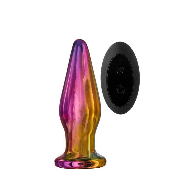 Pointed Radio Glass Anal Vibrator (Colored) 