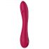 Sparkling Cecilia - rechargeable G-spot vibrator with moving beads (red)