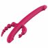 Dreamtoys Anywhere Pleasure Vibrator - Rechargeable, 4-Pronged (Pink) 