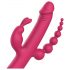 Dreamtoys Anywhere Pleasure Vibe - rechargeable, 4-armed vibrator (pink)