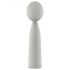 Nude Luna - Rechargeable Mini Wand Vibrator (Gray)