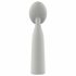 Nude Luna - rechargeable mini wand vibrator (grey)