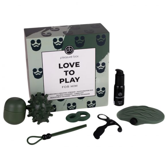 Pleasure Box Love to Play - Masturbator Set - 6 Pieces