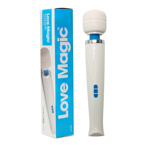 Love Magic Wand - rechargeable massage vibrator (white) 