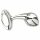 Njoy M - medium metal anal plug (silver)