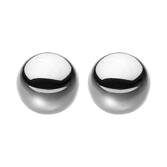 S&M - Separate Steel Ben Wa Balls (Silver) 