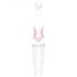 Obsessive - Bunny Girl Costume (Pink) 