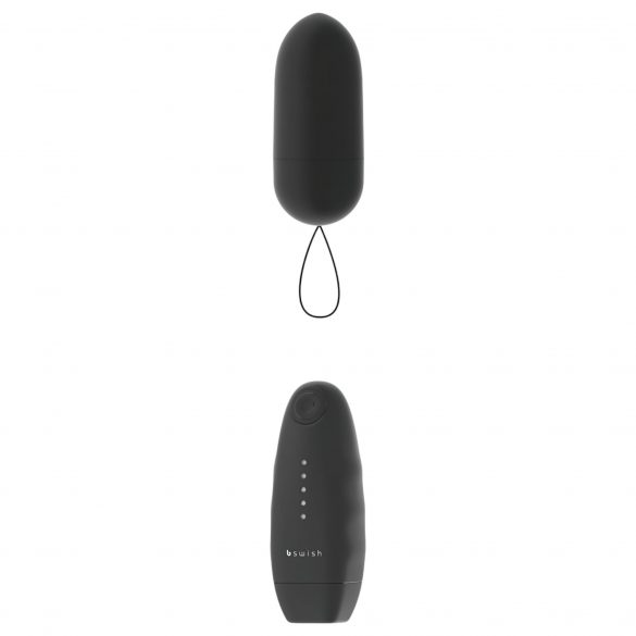 B SWISH - Radio-controlled Vibrating Egg (Black) 