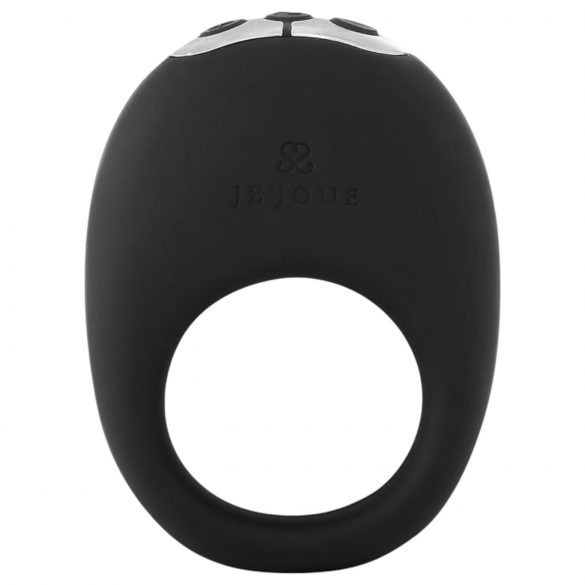 Je Joue Mio - Rechargeable Waterproof Vibrating Cock Ring (Black) 