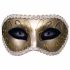 S&M - Pre-shaped, Glitter Eye Mask (Bronze) 