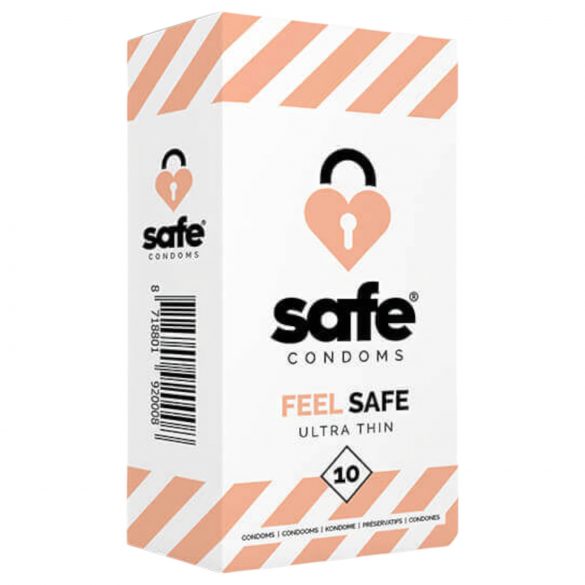 SAFE Feel Safe - Ultra-Thin Condoms (Pack of 10)