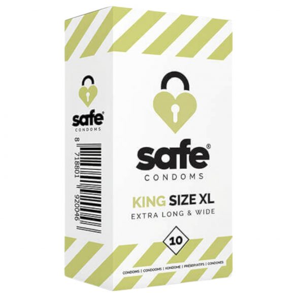 SAFE King Size XL - Extra Large Condoms (10pcs) 