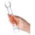 GLAS - Double-Ended G-Spot Glass Dildo (Transparent) 