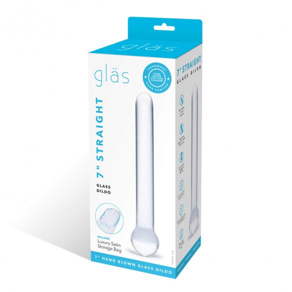 GLASS - Classic Glass Dildo (Transparent) 