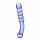 Glass Double-Ended Dildo (Transparent Purple) 