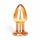 GLAS Over Easy - Glass Anal Dildo (Gold) 