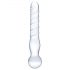 GLAS - double-ended glass dildo (transparent)