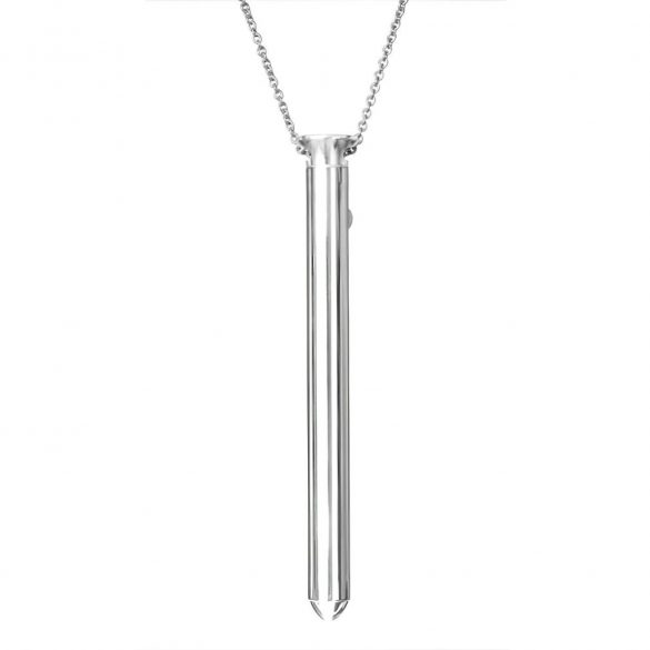 Vesper - Luxury Vibrator Necklace (Silver) 