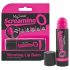 Screaming Lip Balm - lipstick vibrator (black-pink)