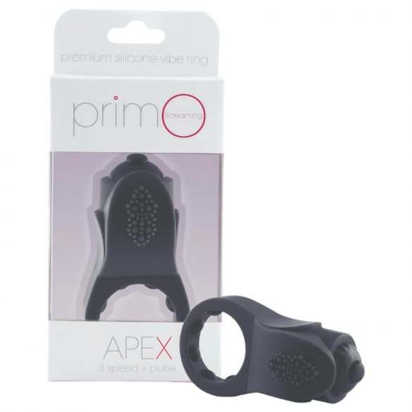 Screaming Primo - vibrating penis ring (black)