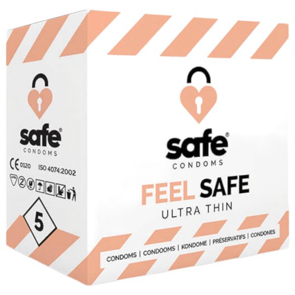 SAFE Feel Safe - Thin Condoms (5pcs) 