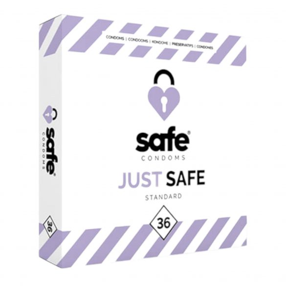 SAFE Just Safe - Standard Vanilla Condoms (36pcs) 