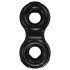 Bathmate Vibe Ring Eight - Rechargeable Vibrating Penis Ring (Black)