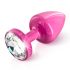 DIOGOL Anni - White Gem Anal Plug - Pink (3cm) 