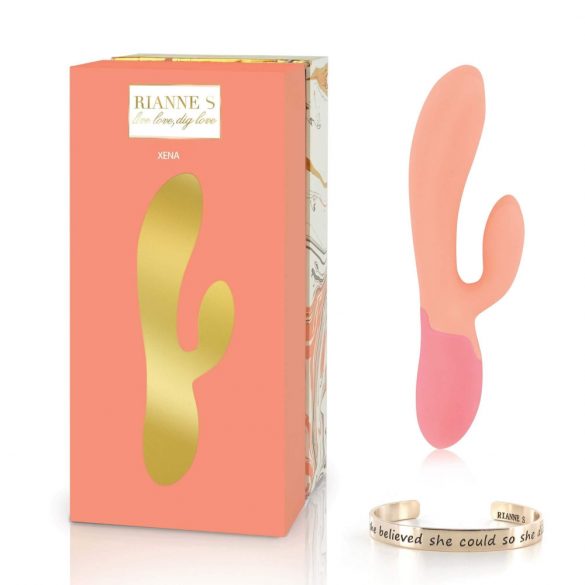 Rianne Essential Xena - Rechargeable, Warming Vibrator (Peach-Coral) 