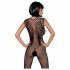 Obsessive N112 - Sleeveless, Angel Wing Mesh Bodysuit - Black (S-L) 