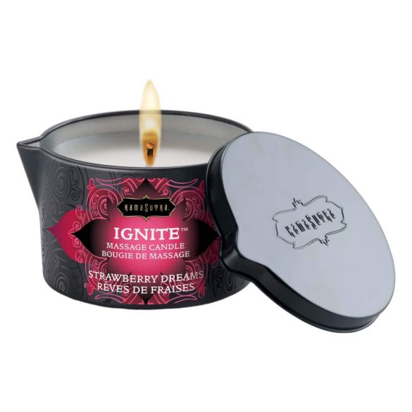 Kama Sutra - Vegan Massage Candle - Strawberry Dream (170g) 