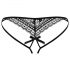 Obsessive Picantina - Black Double Strap Women's Panties 