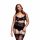 BACI Plus Size - Lace Lingerie Set - Black (XL-XXL) 