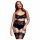 BACI Plus Size - lace lingerie trio - black (XL-XXL)