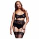 BACI Plus Size - Lace Lingerie Set - Black (XL-XXL) 