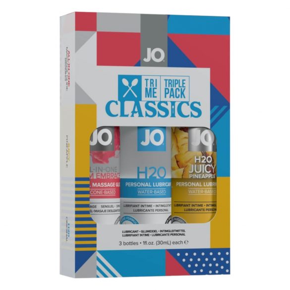 JO System Classics - Assorted Lubricant Set (3pcs) 