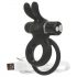 Screaming O Ohare - Rechargeable, Bunny, Vibrating Cock Ring (Black) 