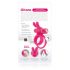 Screaming O Ohare - Rechargeable Rabbit Vibrating Cock Ring (Pink) 