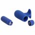 B SWISH Basics - Silicone Finger Vibrator (Blue) 